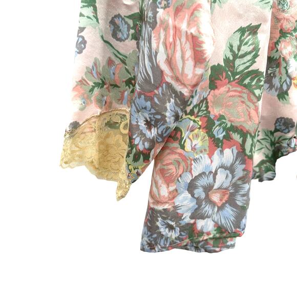 Victoria's Secret size medium vintage gold tag long sleeve button up top shirt - Picture 4 of 5